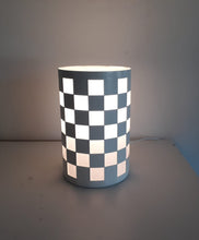 Load image into Gallery viewer, Lamp Shade Checkered Cylinder