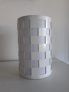 Lamp Shade Checkered Cylinder